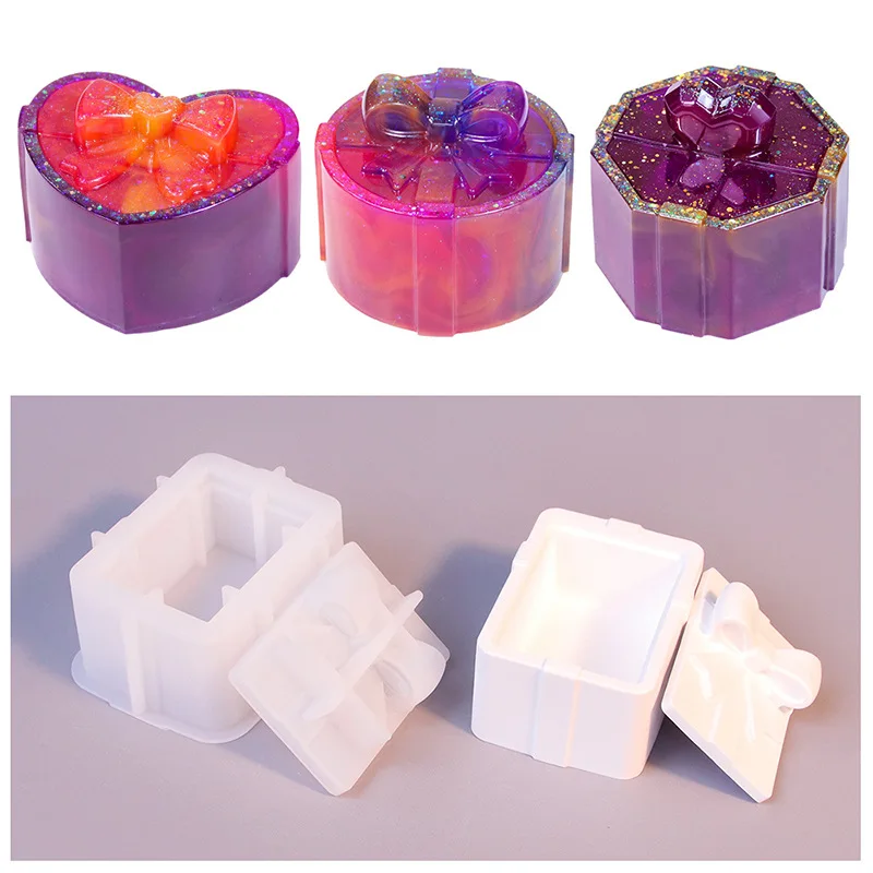 Candle Containers - هدية جرة الراتنج قوالب مع الأغطية