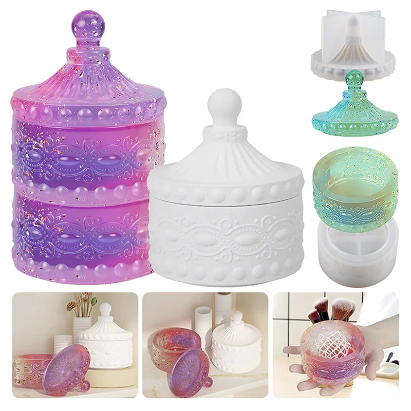 Candle Containers - قالب سيليكون لصنع وعاء شمع مخطط