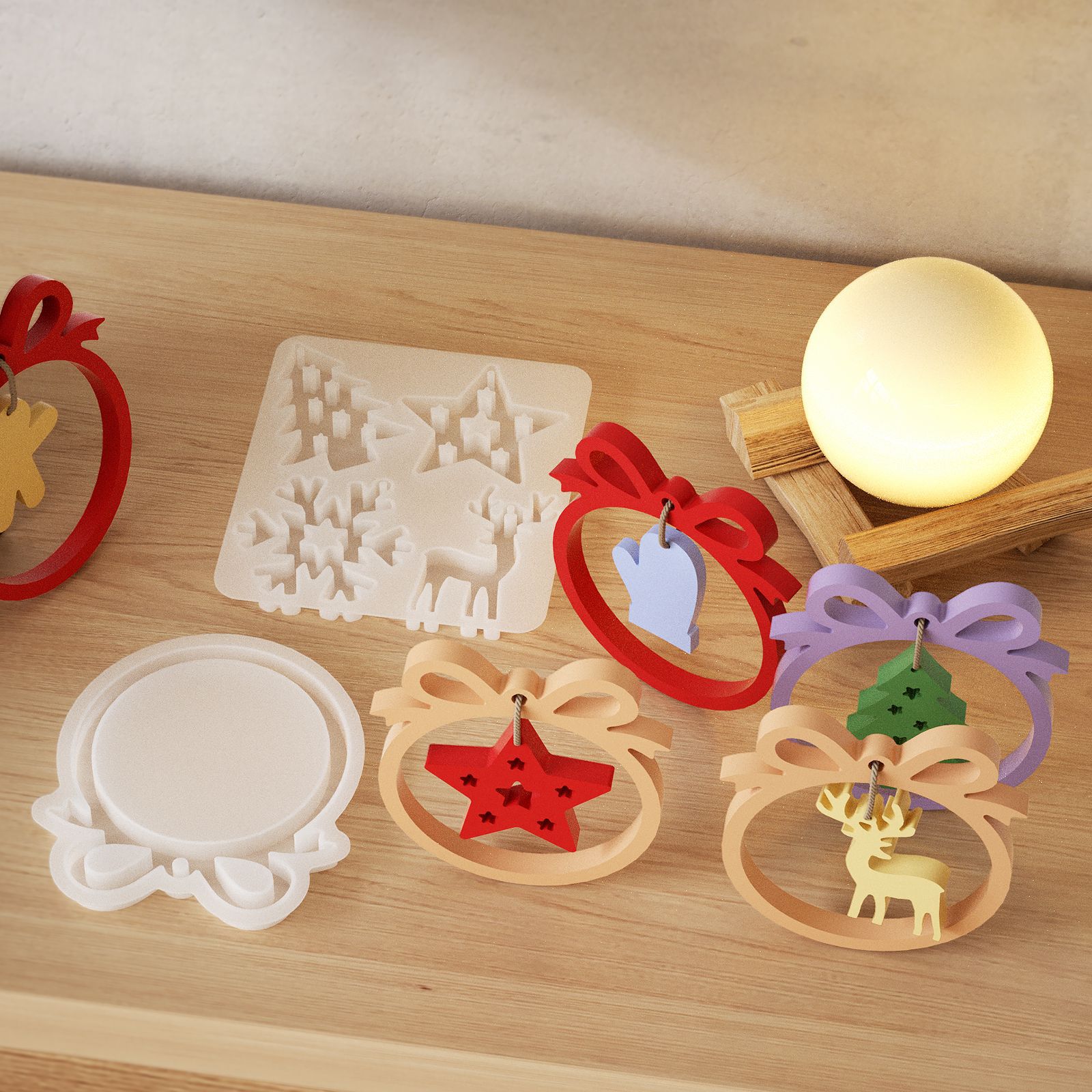 قالب سيليكون من الراتنج بحجم 1 - مراجعة Candle Molds وسعره