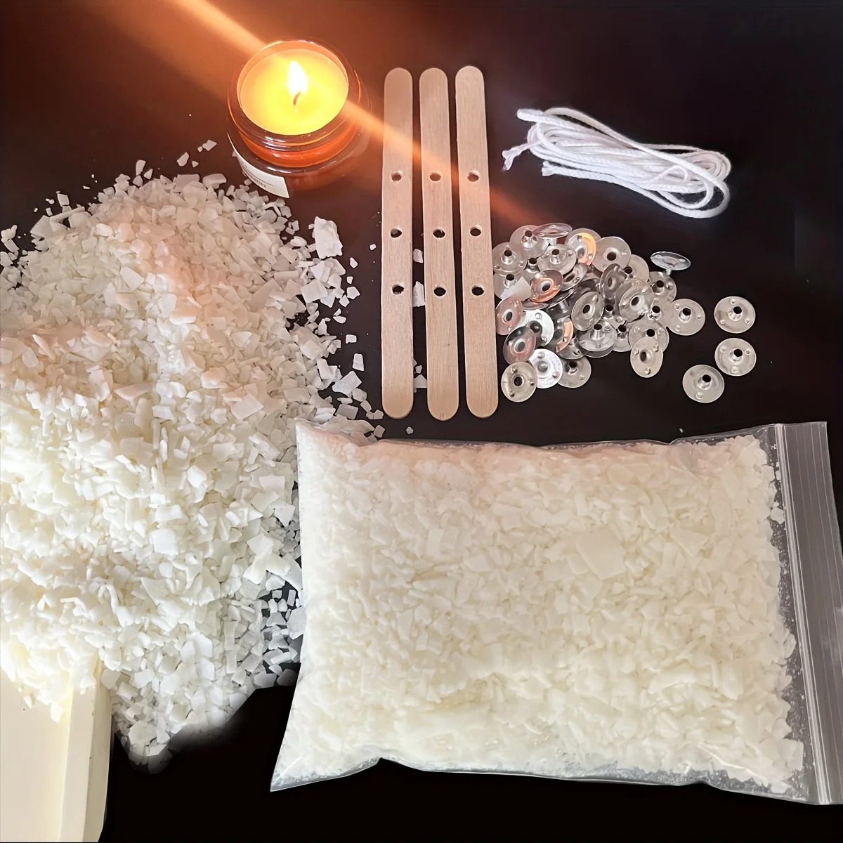مجموعات صنع الشموع 100 جرام شم - مراجعة Candle Making Kit وسعره