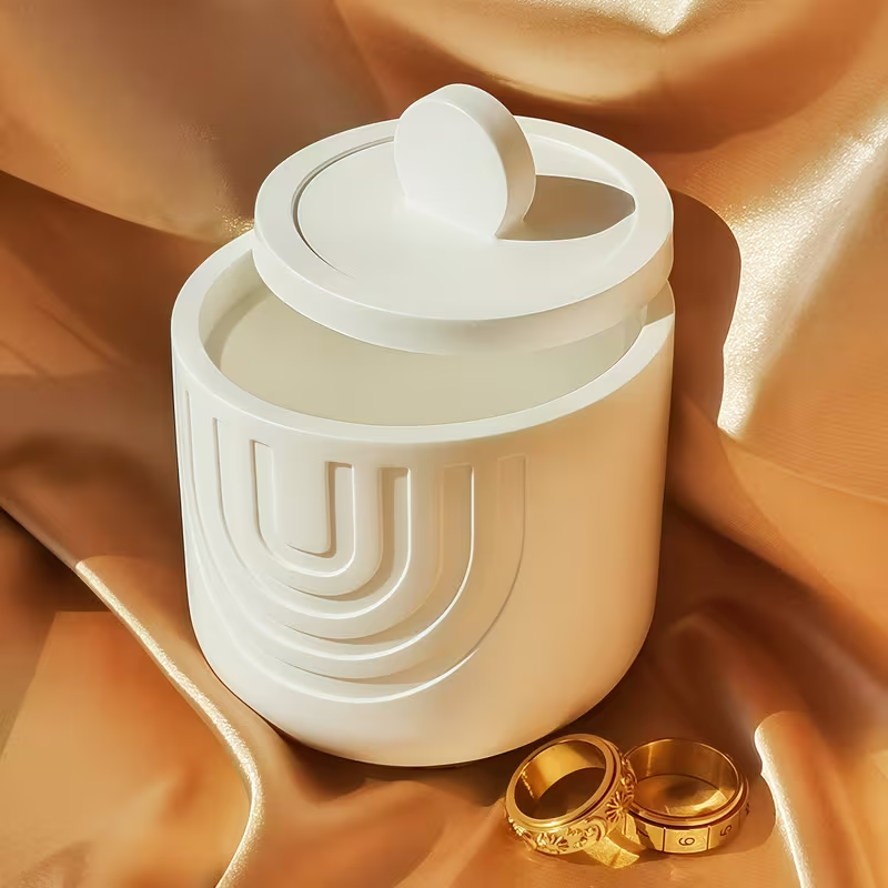 قالب سيليكون على شكل حرف U مخط - مراجعة Candle Containers وسعره