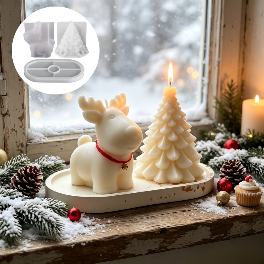 قالب سيليكون للطين - مجموعة من - مراجعة Candle Making Kit وسعره