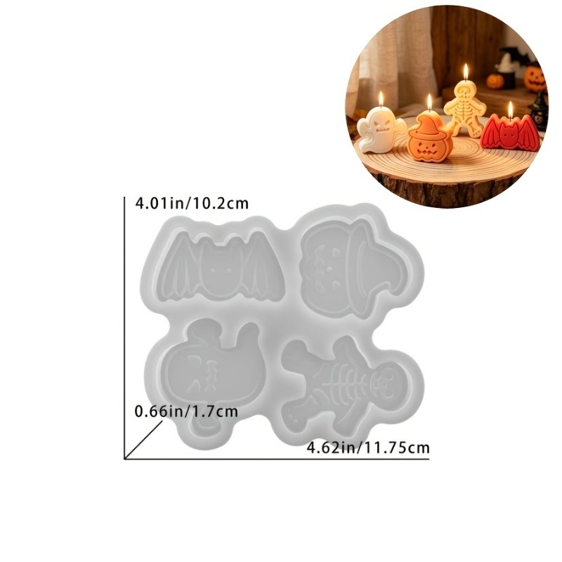 مجموعة قوالب سيليكون من 4 تجاو - مراجعة Candle Molds وسعره